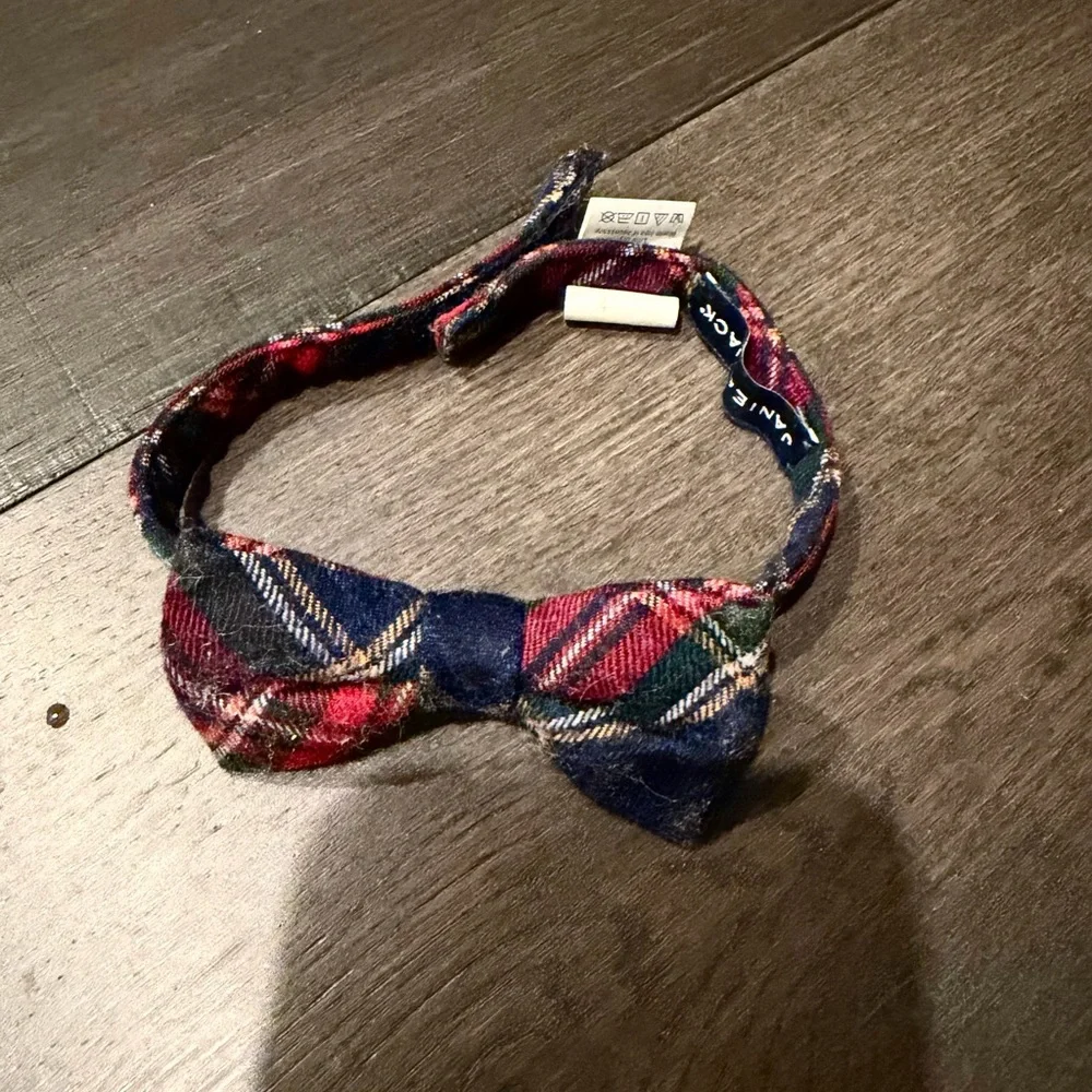 Janie and Jack Plaid Bow Tie - Red, Blue, Green